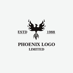 Phoenix logo vector template