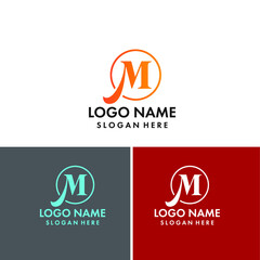 M letter logo Company logo 
