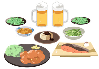 ビールとおつまみセット