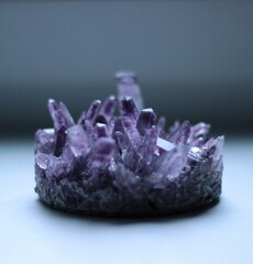 amethyst on white background
