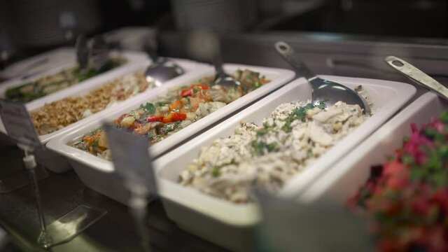 Picture of a Salad Bar at a Cantine