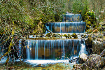 Oberstdorf - Gaistobel - Wasser - Bach - Treppen - Wald