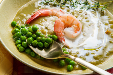 Shrimp Split Pea Soup