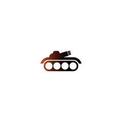 Military Tank, Army Tank icon logo design template