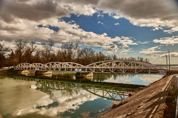 Fototapeta premium The historic Ferdinand Bridge