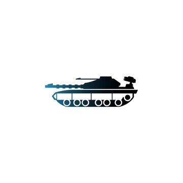 Military Tank, Army Tank icon logo design template
