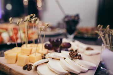 A piece of cake on a plate