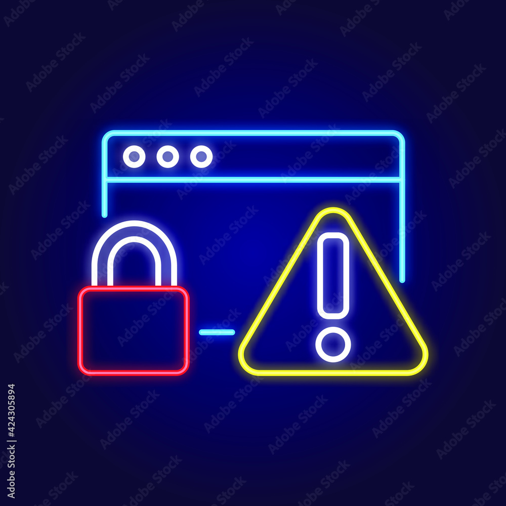 Poster blocked access to web page linear icon. error. thin line customizable illustration. contour symbol. 