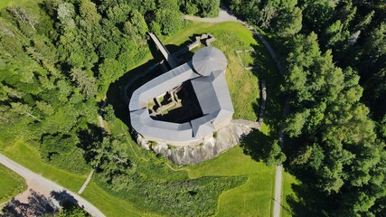 Aerial view of Raseborg fortress castle, Raasepori, Finland
Medieval