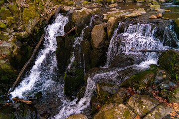 Teufelsmühle, Wasserfall in der Rhön