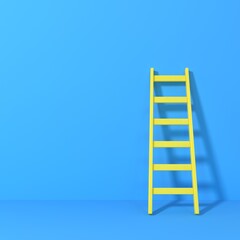 Background for graphic design. Render stairs.