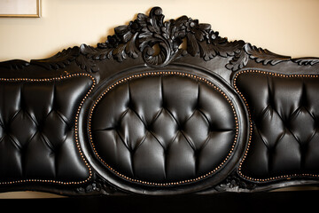 brown leather upholstery