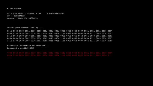 SYSTEM FAILURE error message flashing on screen Animation. computer malfunction, hacking attack. Computer system crash, error message on screen. Alert System Security Warning.