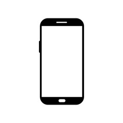 Smart phone icon in flat style. Mobile phone symbol for your web site design, logo, app, Vector