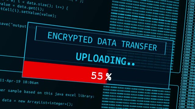 Cybersecurity concept. Hacker code and programming on a computer screen. Critical error message flashing on screen, computer malfunction, hacking attack. Computer system crash, error message on screen