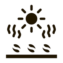 coffee beans grinding glyph icon vector. coffee beans grinding sign. isolated symbol illustration