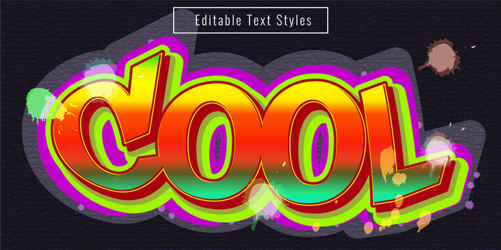 Editable Graffite Text Effect