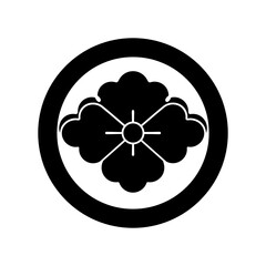 花菱紋・丸に雪持ち花菱（まるにゆきもちはなびし）