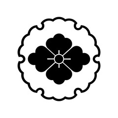 花菱紋・雪輪に花菱（ゆきわにはなびし）