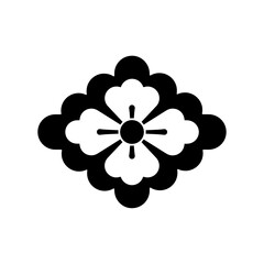 花菱紋・太陰の花菱（ふとかげのはなびし） / 太陰花菱（ふとかげはなびし）