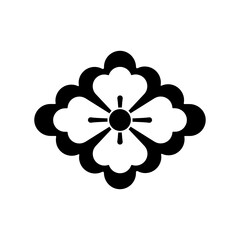 花菱紋・中陰の花菱（ちゅうかげのはなびし）/ 中陰花菱（ちゅうかげはなびし）