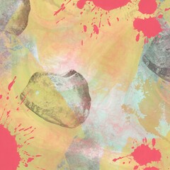 Abstract art of beautiful paint for texture background and design,Colorful and fancy colored