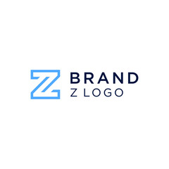 Z geometric logo vector modern simple sophisticated monogram design concepts