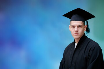 portrait of the student on graduation day