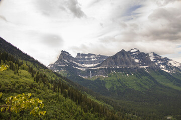 Fototapeta premium Bird Woman Falls, Glacier National Park, Montana