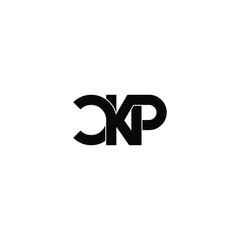 ckp letter original monogram logo design