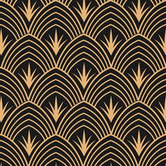 Art deco pattern background texture