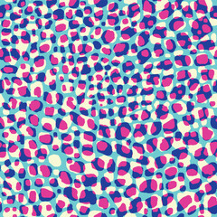 Cheetah Skin Seamless Texture. Animal pattern leopard print. Vector animal fur jungle design.