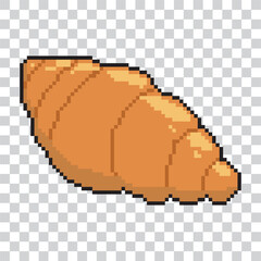 fried banana molen pixel art with png image format