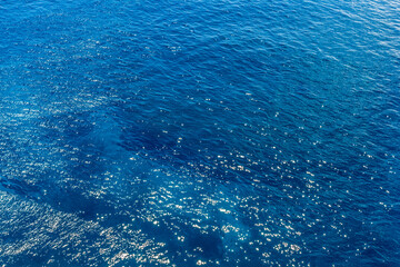 Surface de mer bleue 