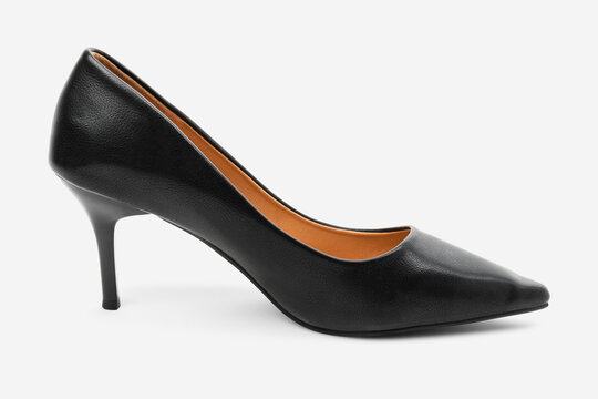 Women&rsquo's black high heel shoes formal fashion