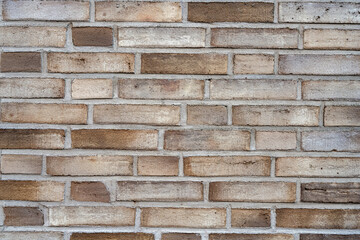 Fototapeta premium Background from a fine brown brick wall