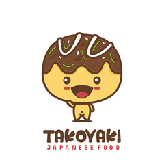 cute takoyaki cartoon characters.