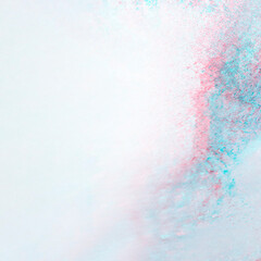 Abstract background with double color exposure effect