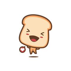 Bread illustration character