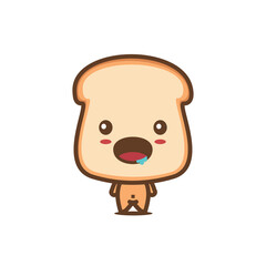 Bread illustration character