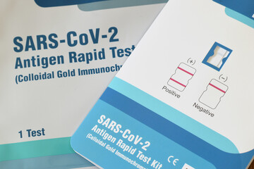 Covid rapid test kit to determinate of coronavirus