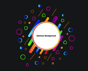 abstract background with circles Shapes