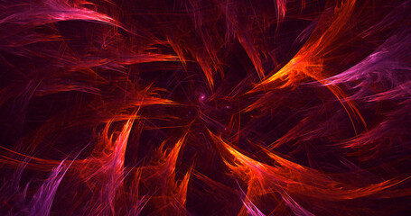 Fototapeta premium 3D rendering abstract multicolor fractal light background