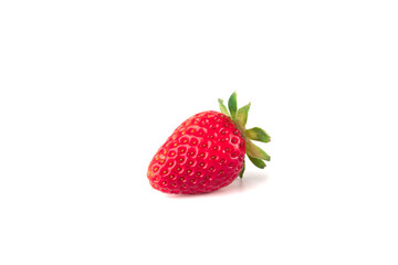 strawberry on white