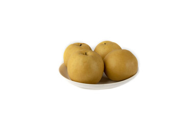 pears in a bowl