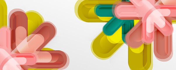 Abstract glossy crosses background for business or technology presentations, internet posters or web brochure covers