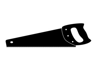 Hand saw icon, vector illustration