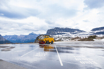 Snowplow at Logan Pass, Glacier National Park