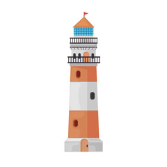 lighthouse marine icon