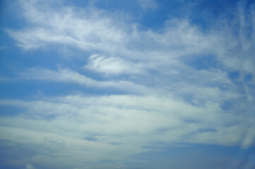 blue sky with clouds